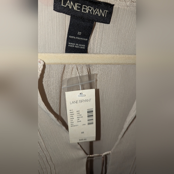 Lane Bryant Size 22 boho blouse with beading - Picture 6 of 6